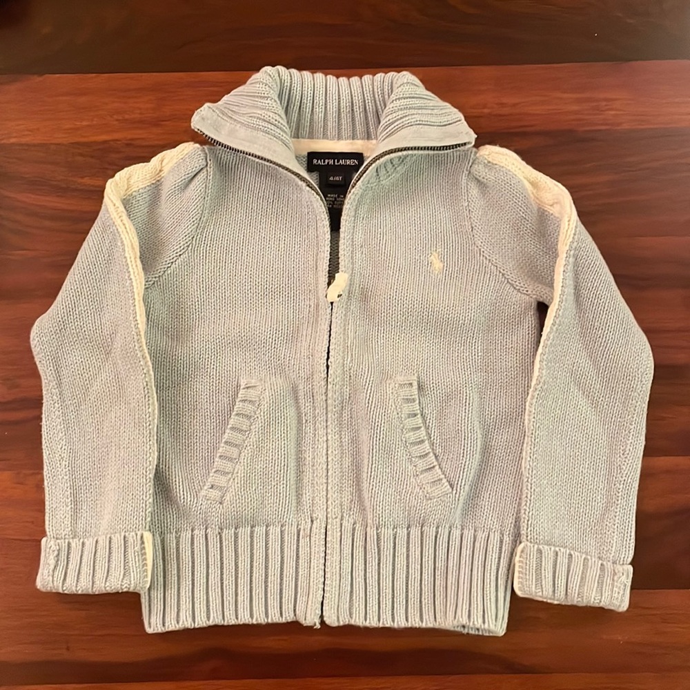 Ralph Lauren Toddler full zip sweater